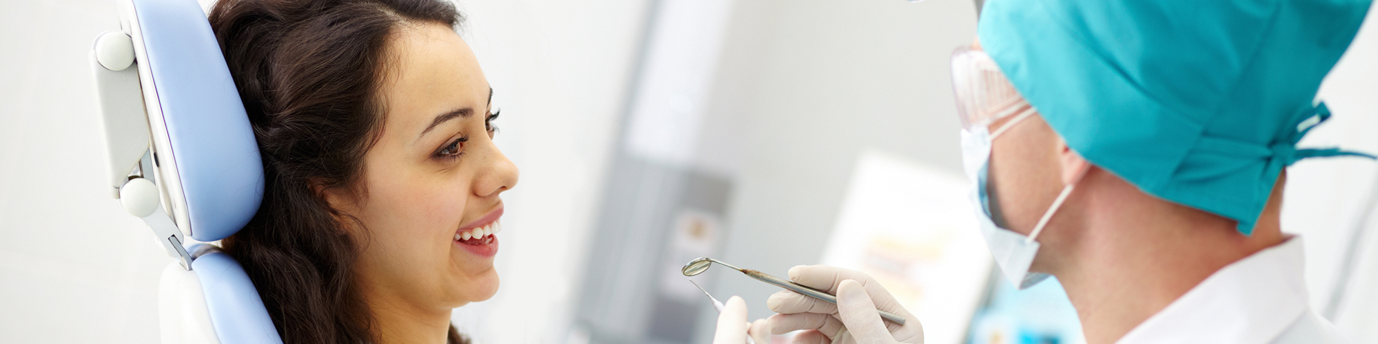 Woman with Dentist in Goldsboro, NC